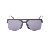 Phenom Sunglasses | Black & Steel Frames & Grey Lenses