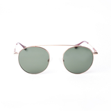 Maestro Sunglasses | Gold Frames & Green Lenses