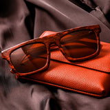 Rover Sunglasses | Red Frames & Grey Lenses