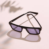 Valor Sunglasses | Black Frames & Purple Lenses